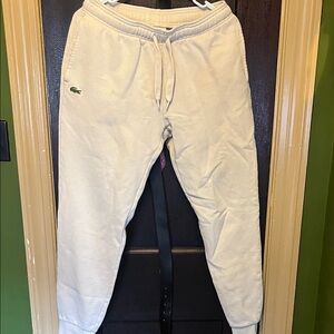 Lacoste Beige Jogger Pants